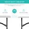 Best Choice Products 6ft Plastic Folding Table, Indoor Outdoor Heavy Duty Portable w/ Handle, Lock